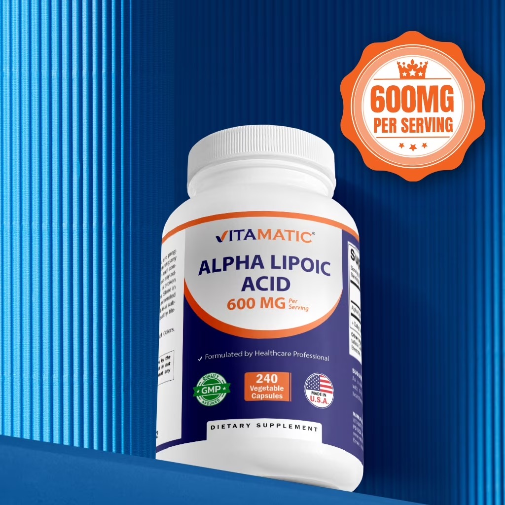 Vitamatic Alpha Lipoic Acid 600mg – High Potency ALA Supplement
