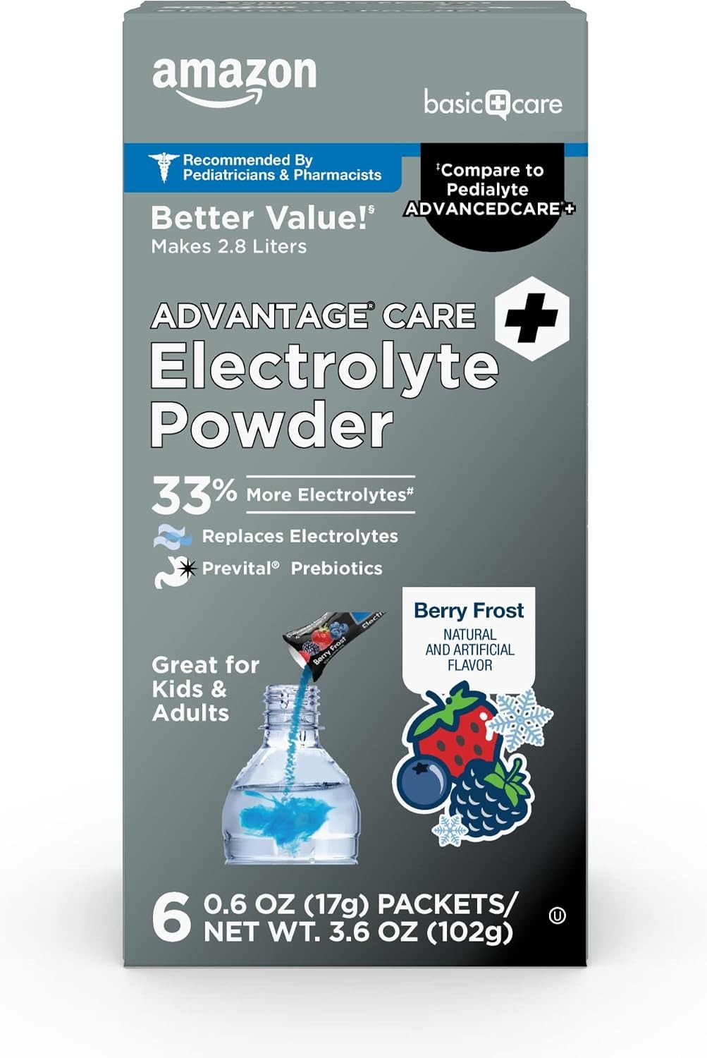 Advantage Care Electrolyte Powder – Electrolyte Hydration Supplement