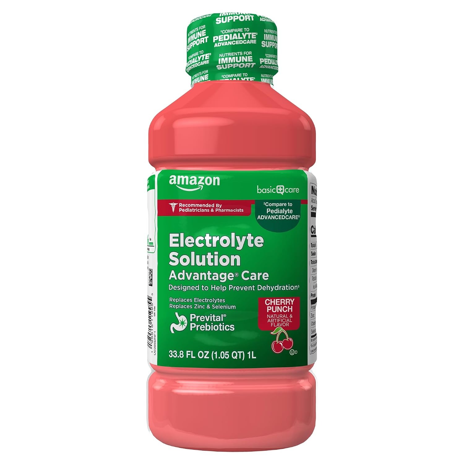Amazon Basic Care Electrolyte Hydration Drink – Prebiotics & Zinc