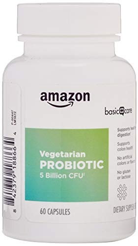 Amazon Vegetarian Probiotic – 5 Billion CFU, 8 Probiotic Strains
