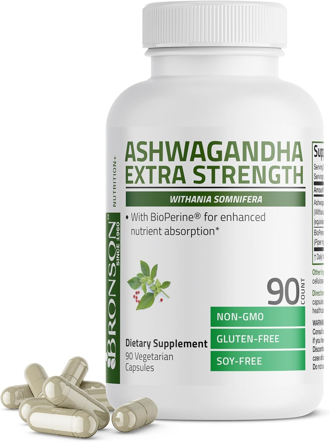Bronson Extra Strength Ashwagandha – Stress & Mood Support
