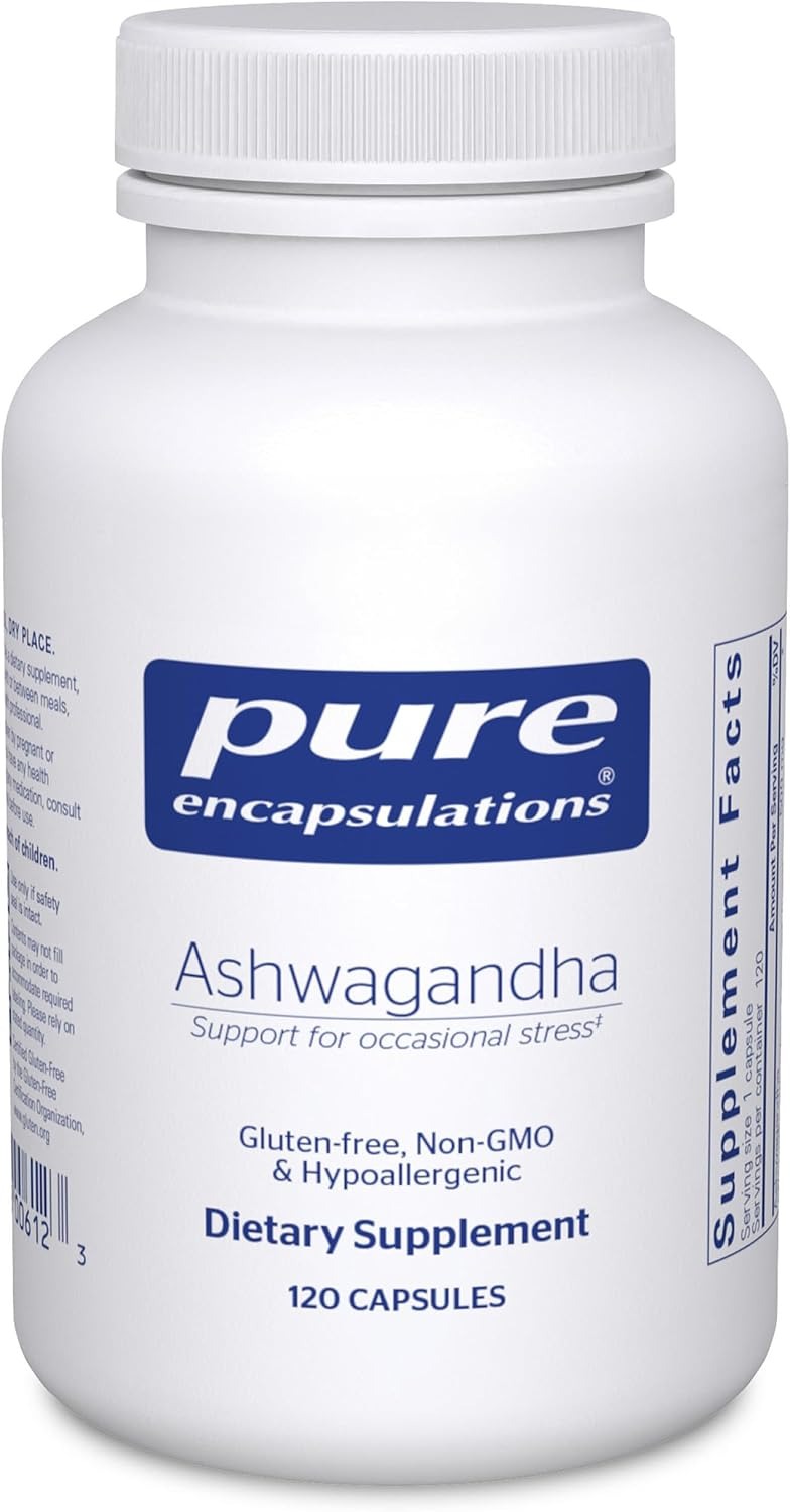 Pure Encapsulations Ashwagandha Capsules – 120 Count
