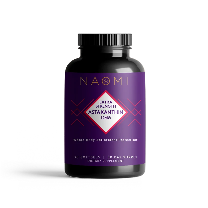 NAOMI Astaxanthin 12mg Zanthin Softgels | Extra Strength Supplement