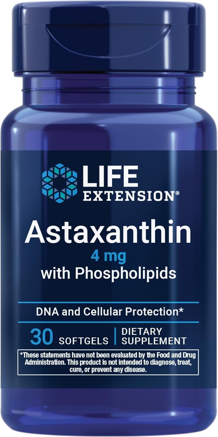 Life Extension Astaxanthin Algae-Derived 30 Softgels