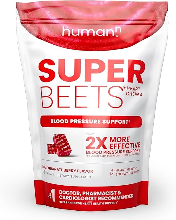 humanN SuperBeets Heart Chews Blood Pressure Support Supplement