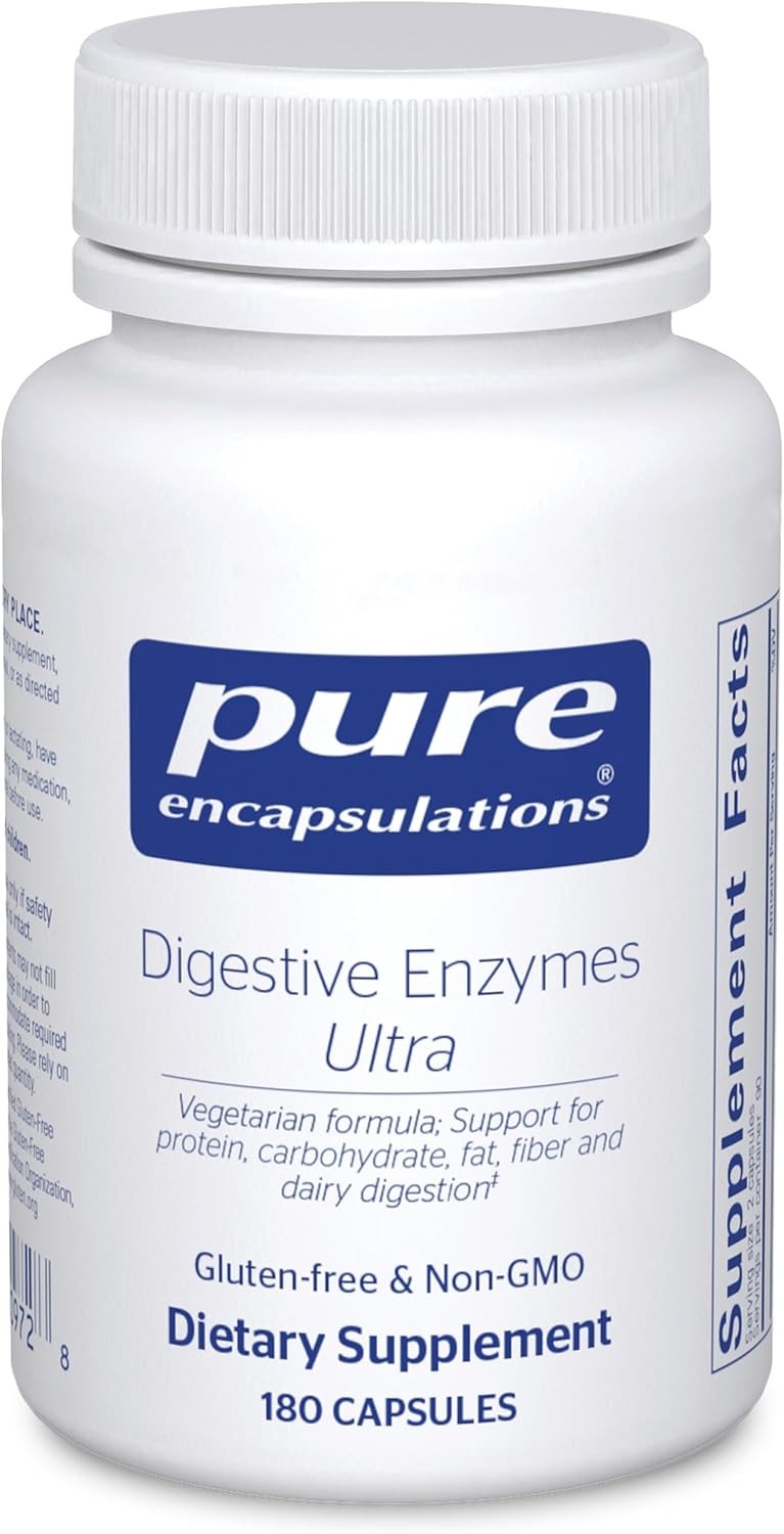 Pure Encapsulations Digestive Enzymes Ultra | Advanced Digestive Support | 180 Capsules