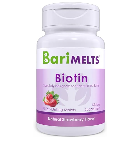 BariMelts Biotin 5000mcg | Fast-Dissolving Tablets | 90 Count