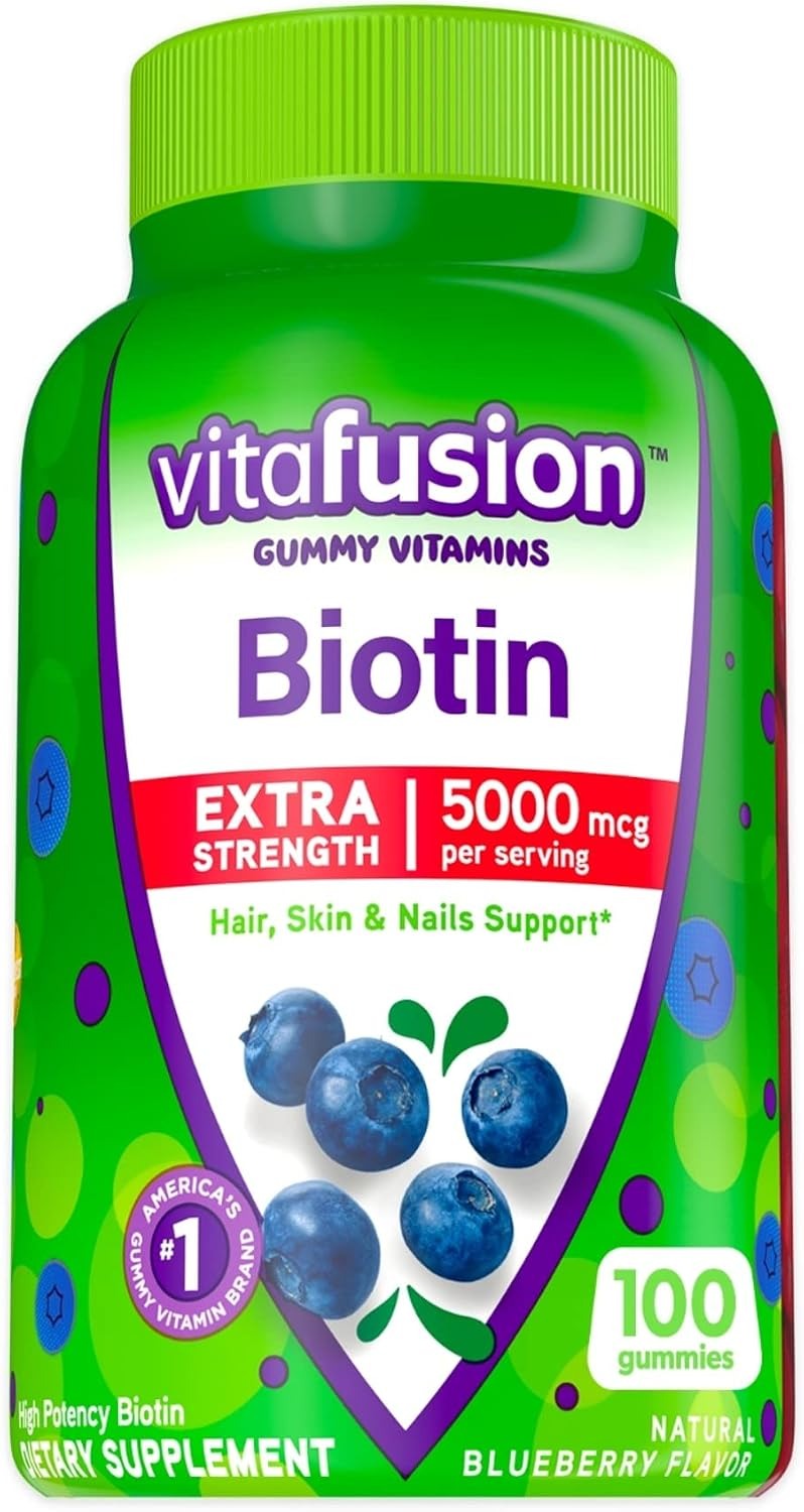 Vitafusion Extra Strength Biotin 5000mcg | Hair, Skin & Nail Support