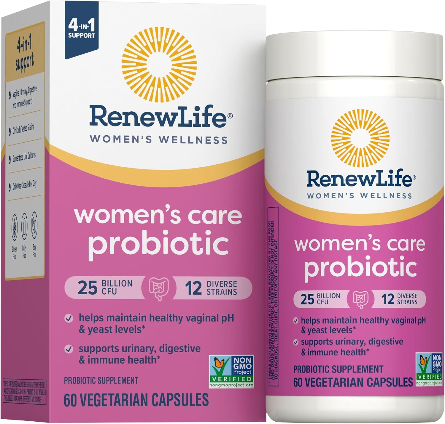 Renew Life Women’s Probiotic | 25 Billion CFU | 30 Vegetarian Capsules