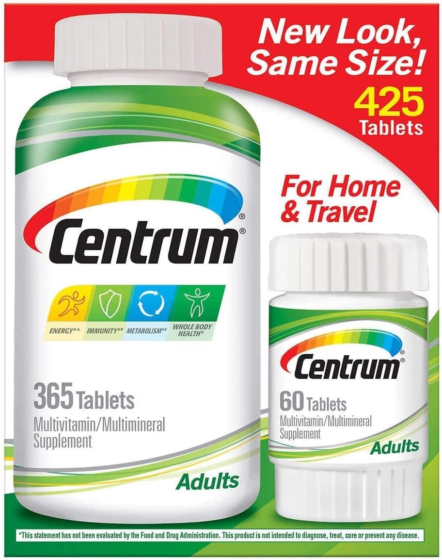Centrum Multivitamin & Multimineral Supplement for Adults | 425 Tablets