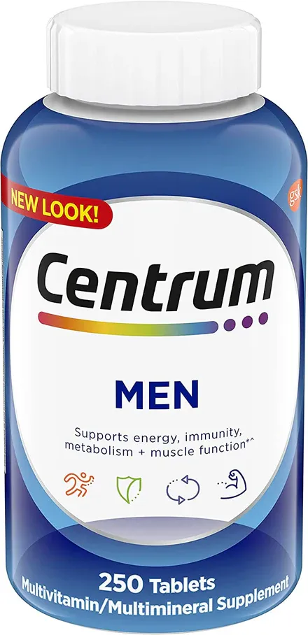 Centrum Men Complete Multivitamin | Daily Vitamins & Minerals for Men