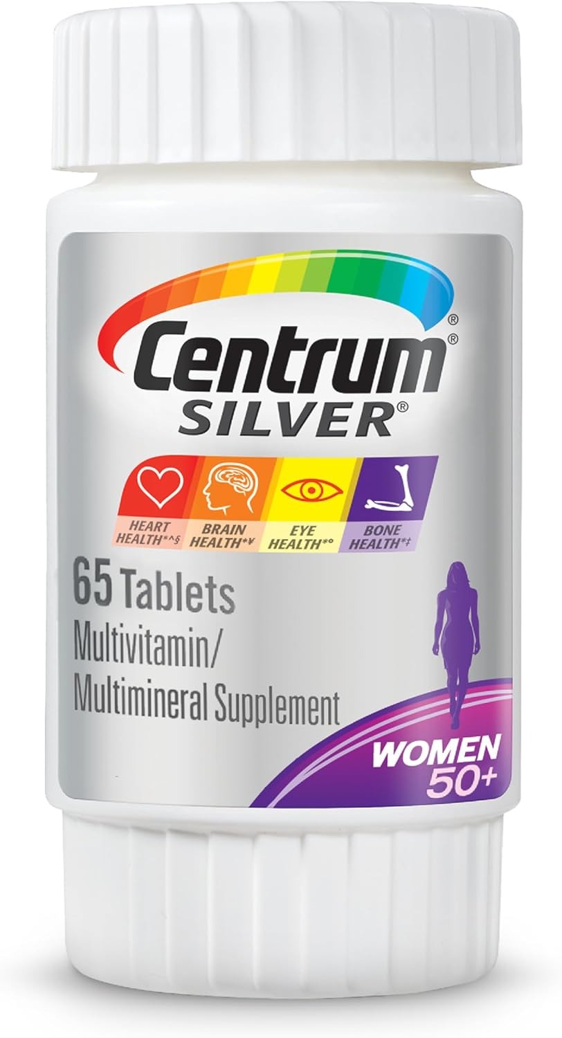 Centrum Silver Women’s Multivitamin Supplement | 65 Count | Pack of 2