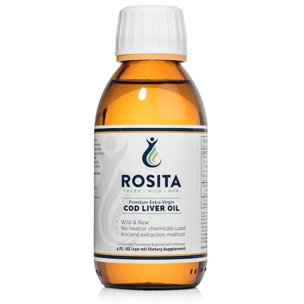 Rosita Real Foods Cod Liver Oil | Extra Virgin Liquid Formula | 150ml