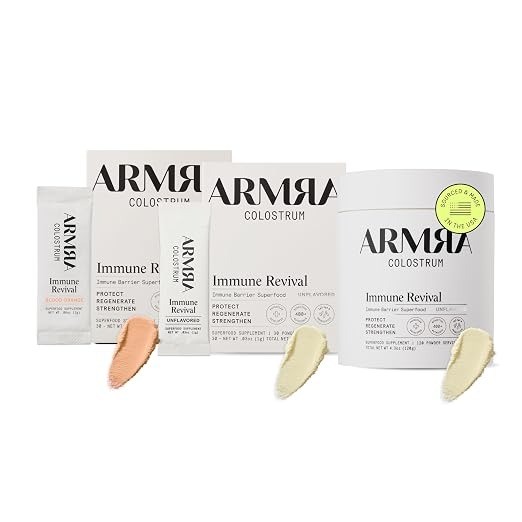 ARMRA Colostrum Premium Powder | 400+ Bioactive Nutrients | 180 Servings