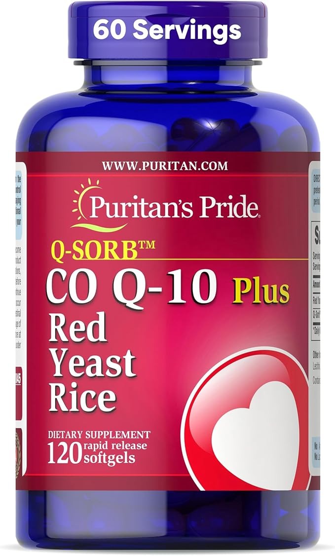 Puritan's Pride Q-Sorb™ Coenzyme Q10 | Dietary Supplement | 120 Softgelsz