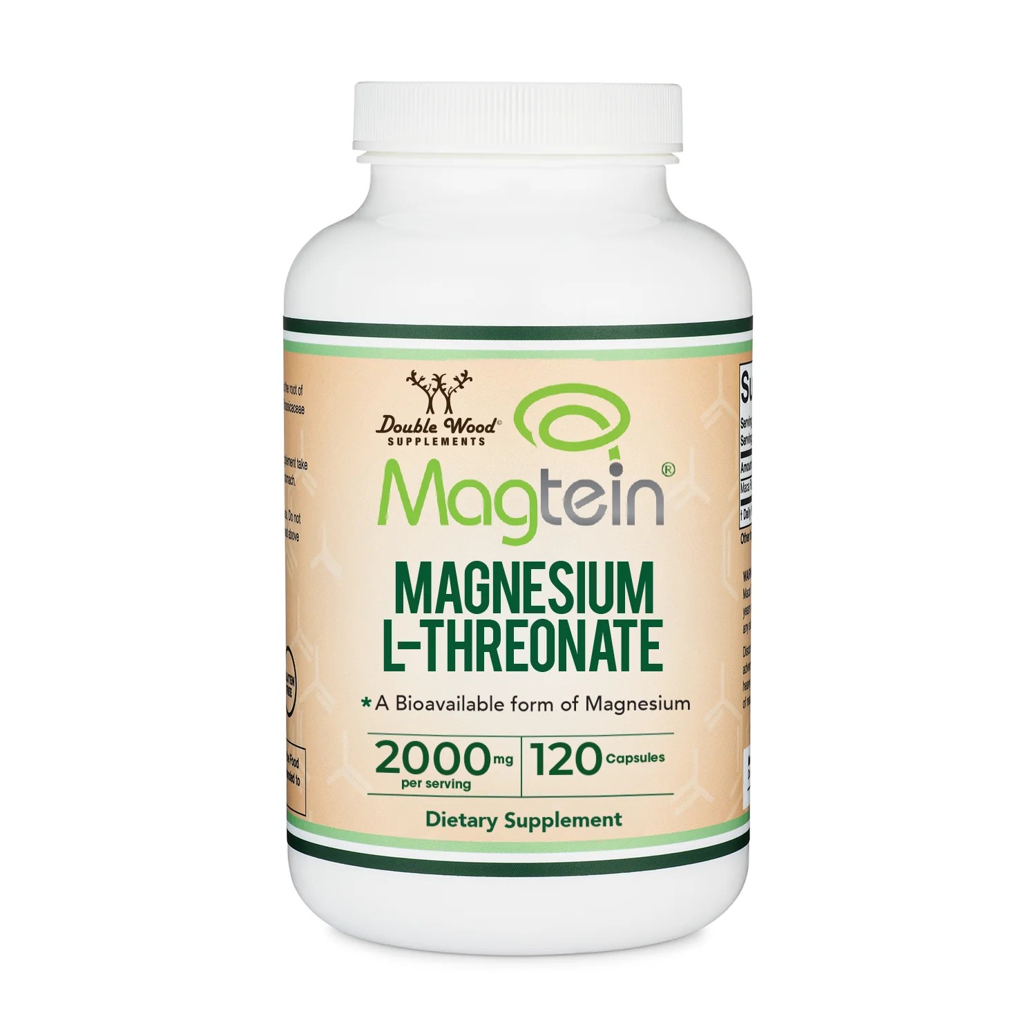 Magnesium L-Threonate Magtein® 2000mg | Clinically Studied | 120 Caps