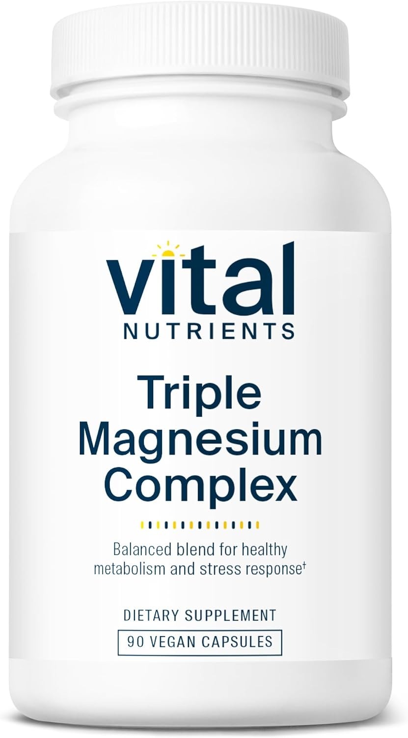 Vital Nutrients Triple Magnesium Supplement 500mg | 180 Capsules