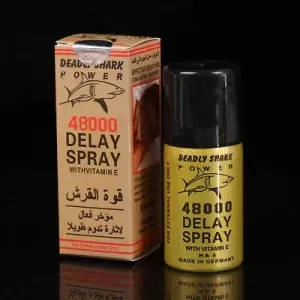 Deadly Shark Power 48000 Delay Spray | 45ml Intimate Care