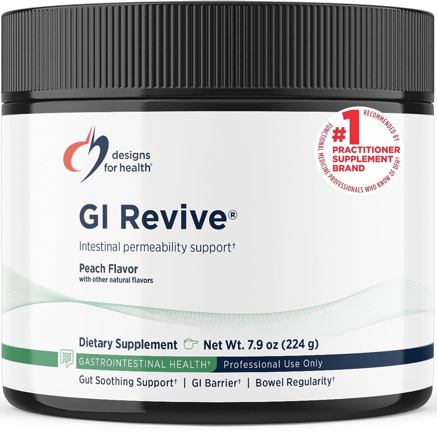 Designs for Health GI Revive | Digestive Gut Health Powder | 28 Servings