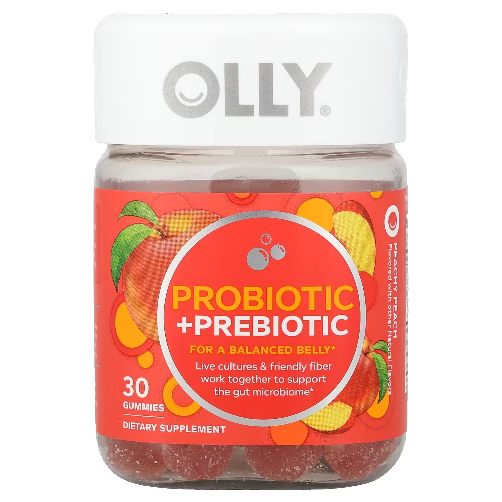 OLLY Probiotic Gummy | Mango | Digestive & Immune Support | 50 Count