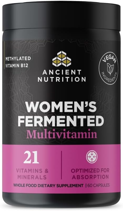 Ancient Nutrition Methylated Multivitamin for Women | Once Daily