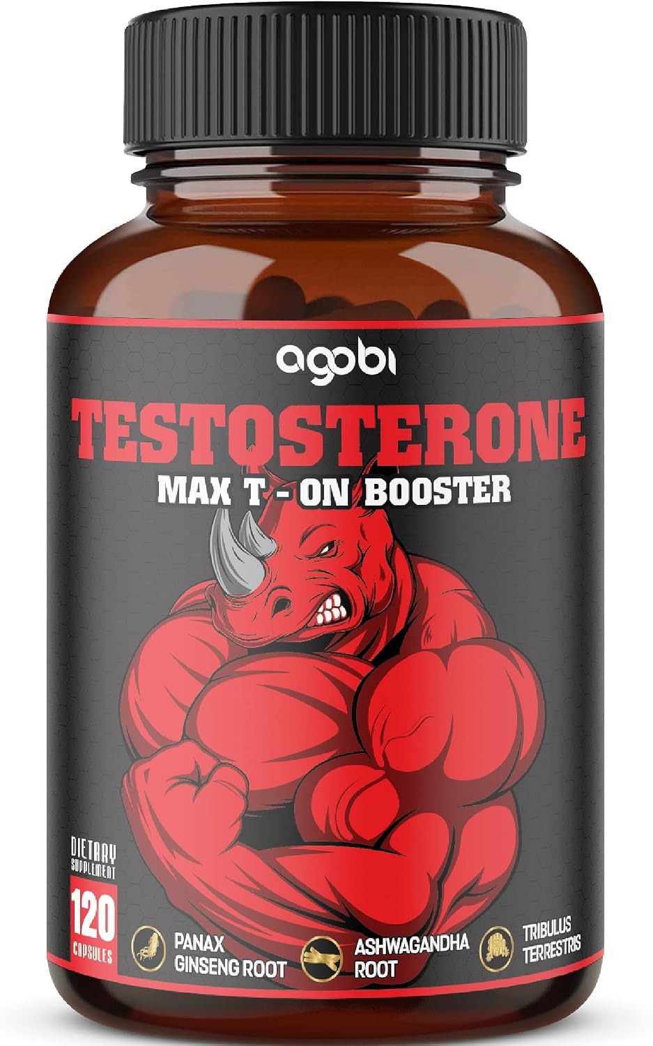 Agobi 11-in-1 Testosterone Supplement 120 Capsules