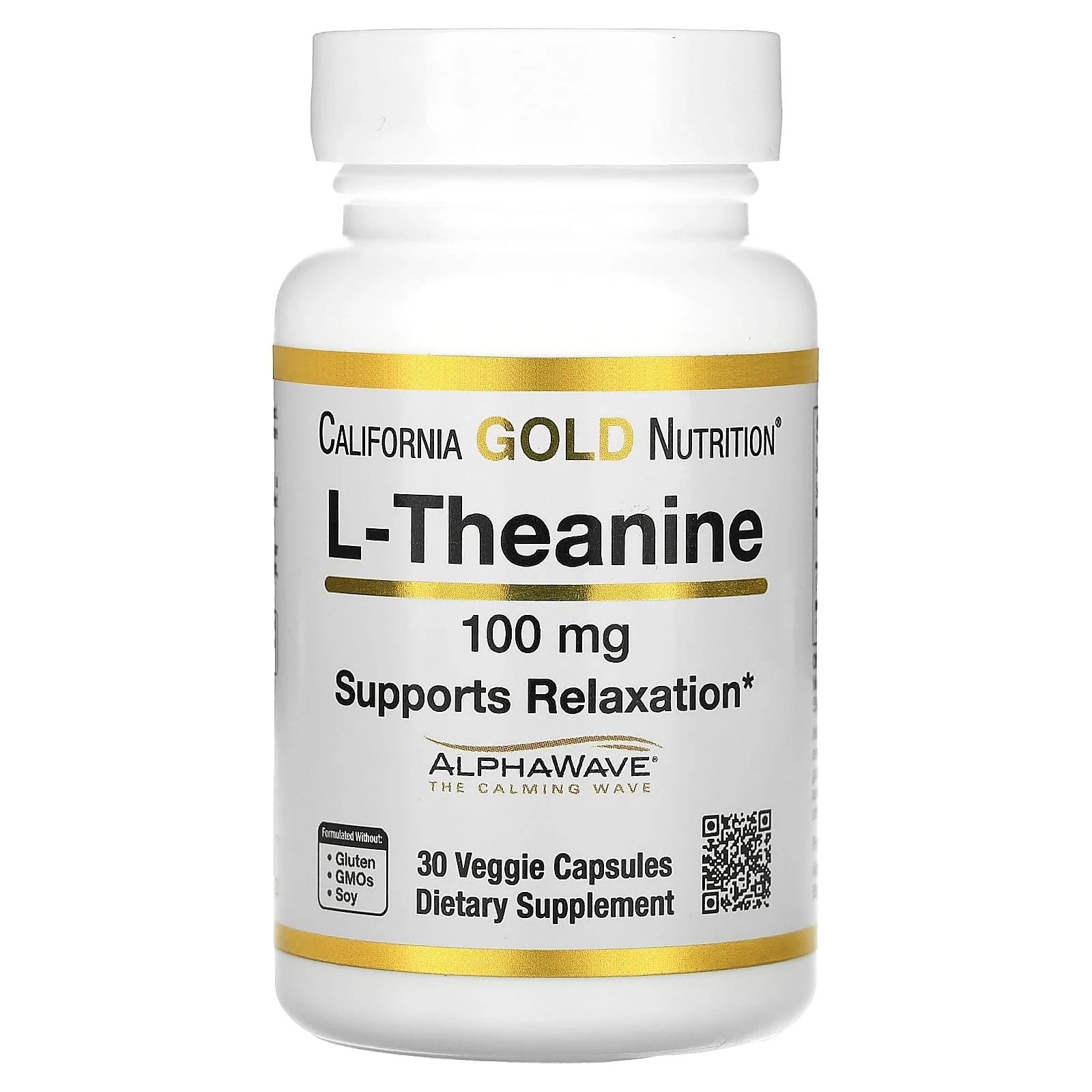 California Gold Nutrition L-Theanine 60 Capsules Pakistan