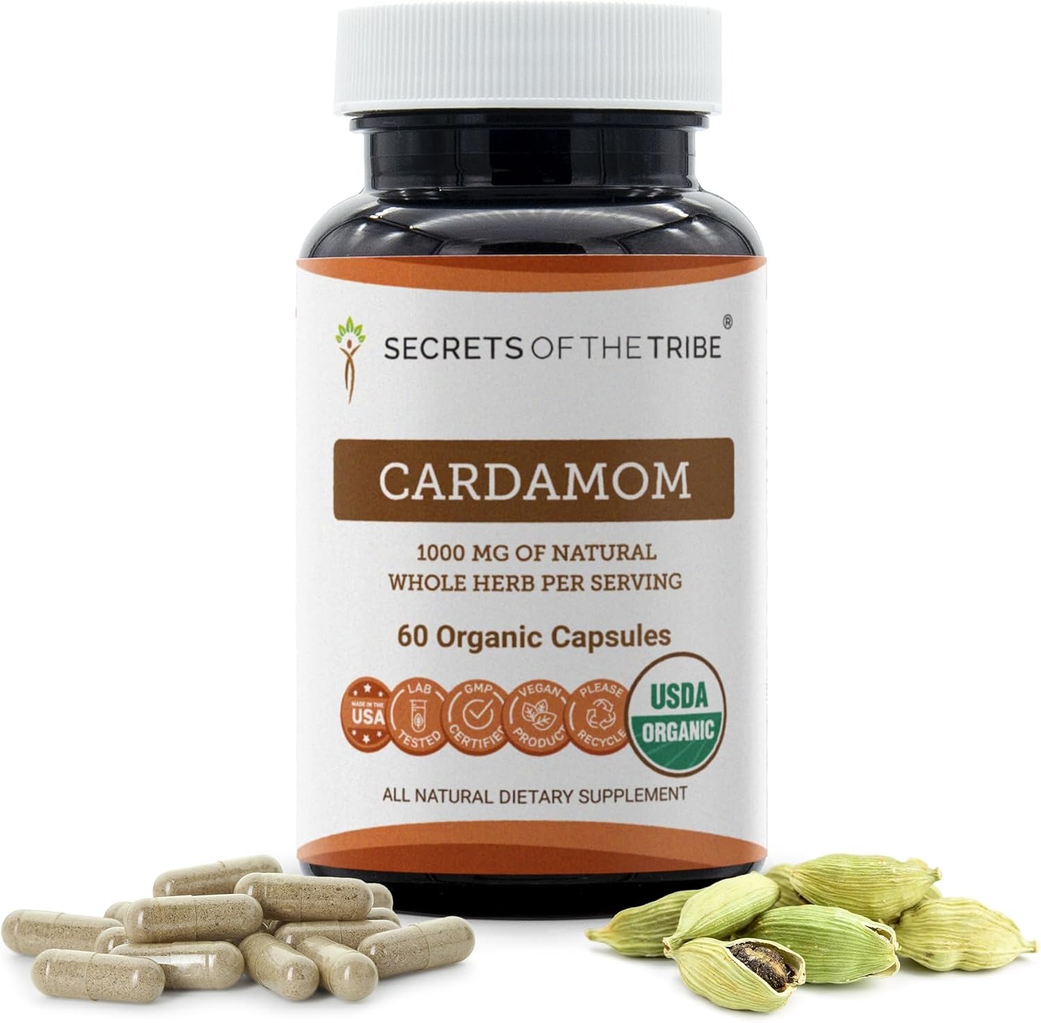 Secrets of the Tribe Organic Cardamom Capsules in Pakistan