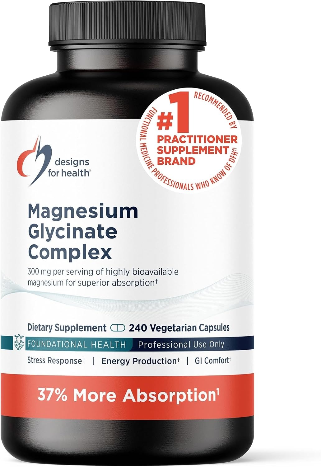 Designs for Health Magnesium Glycinate 240 Veg Capsules Pakistan