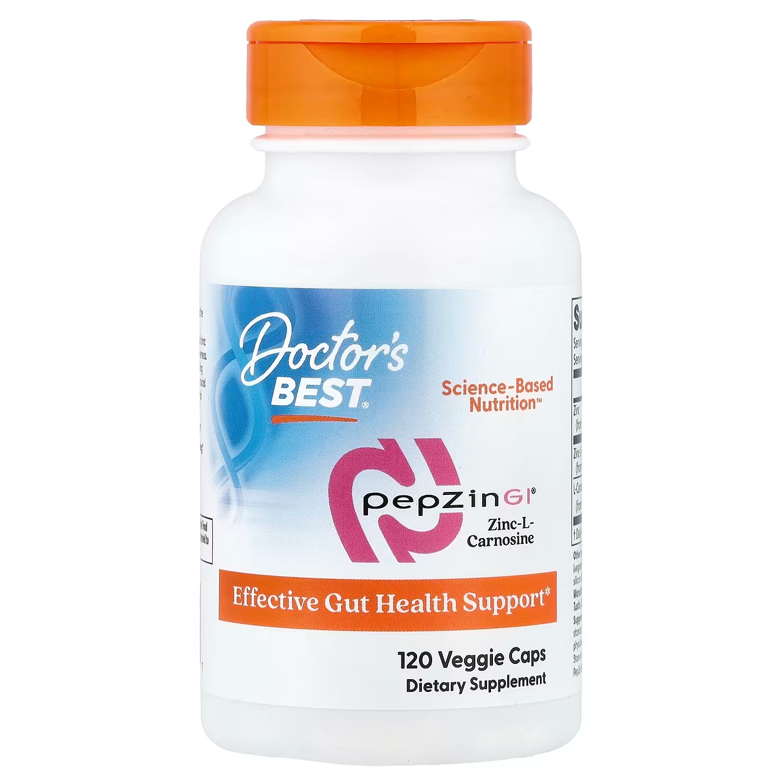 Doctor's Best PepZin GI Zinc-L-Carnosine Supplement