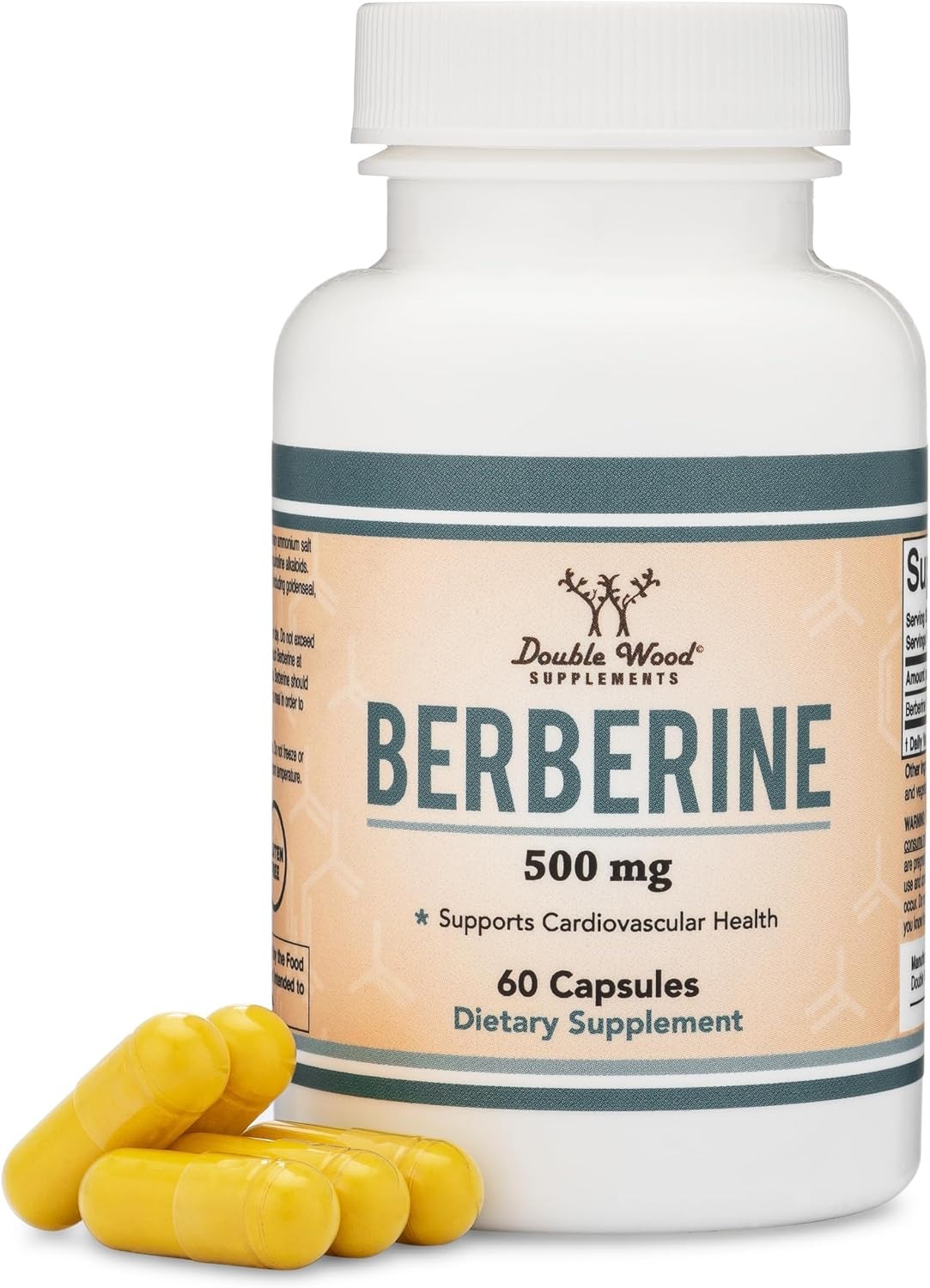 Berberine HCl 500mg 97% Purity 60 Capsules in Pakistan