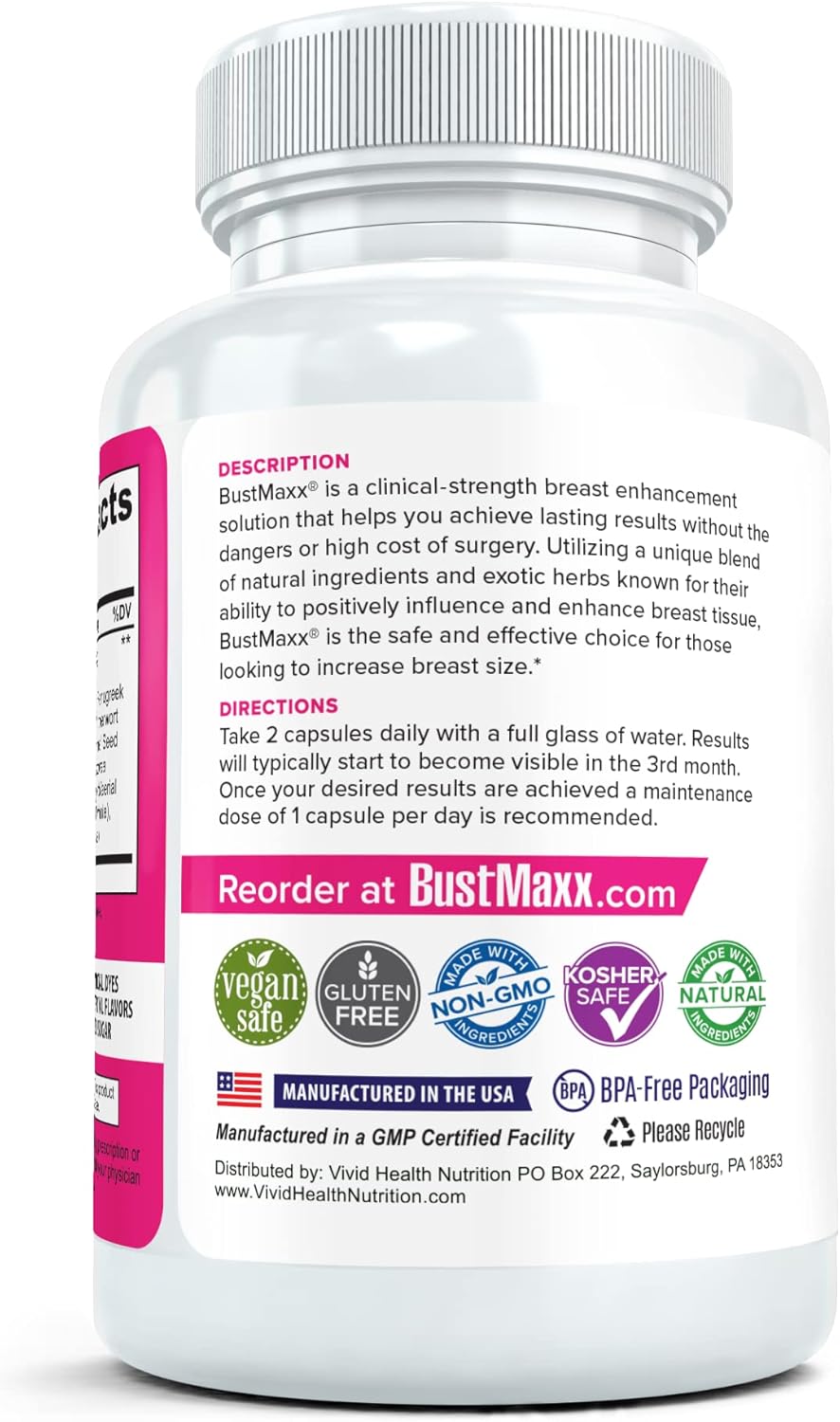 Clinical Strength Bust Maxx Capsules thumbnail 3