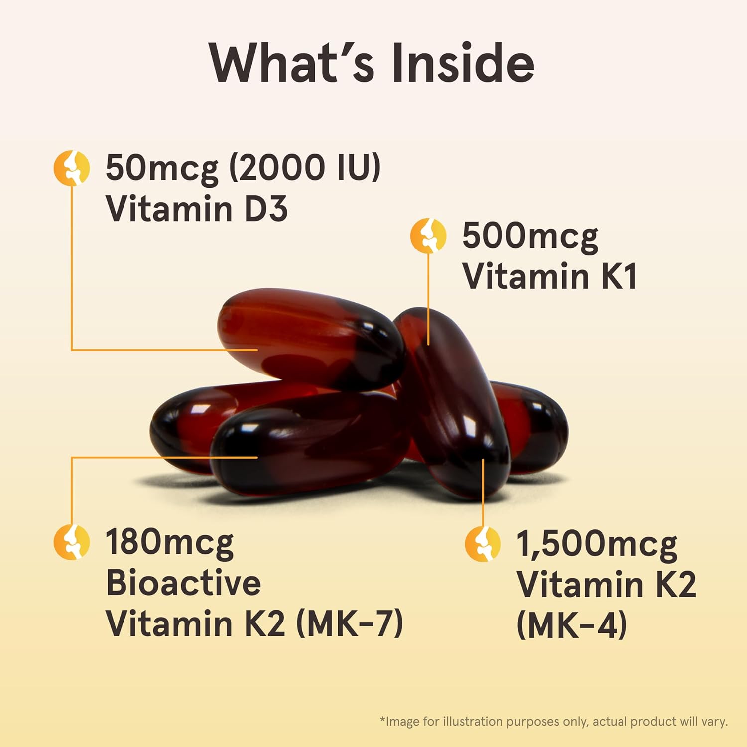 Jarrow Formulas K-Right – Vitamin K1 + K2 (MK-4, MK-7) + Vitamin D3 thumbnail 3