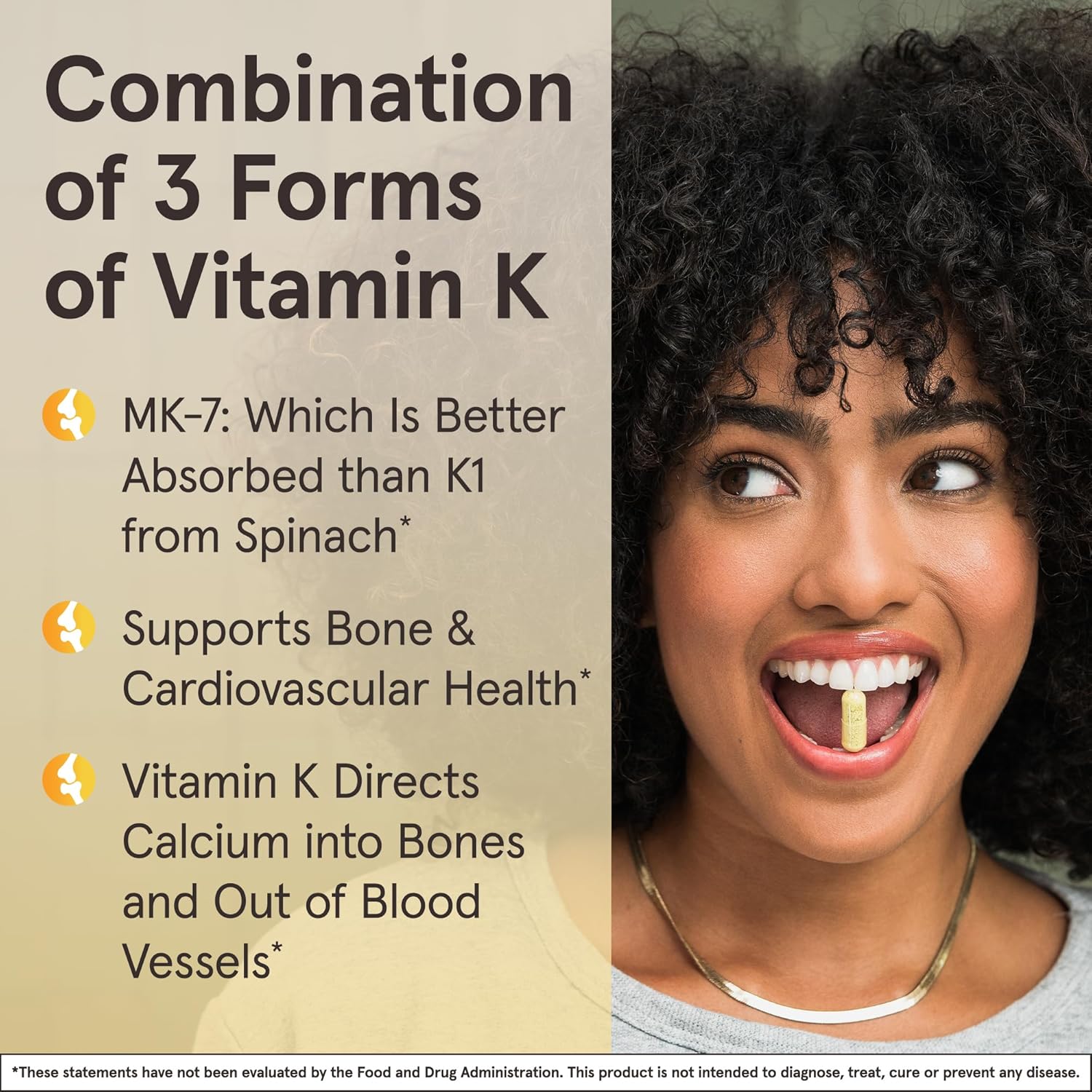 Jarrow Formulas K-Right – Vitamin K1 + K2 (MK-4, MK-7) + Vitamin D3 thumbnail 4