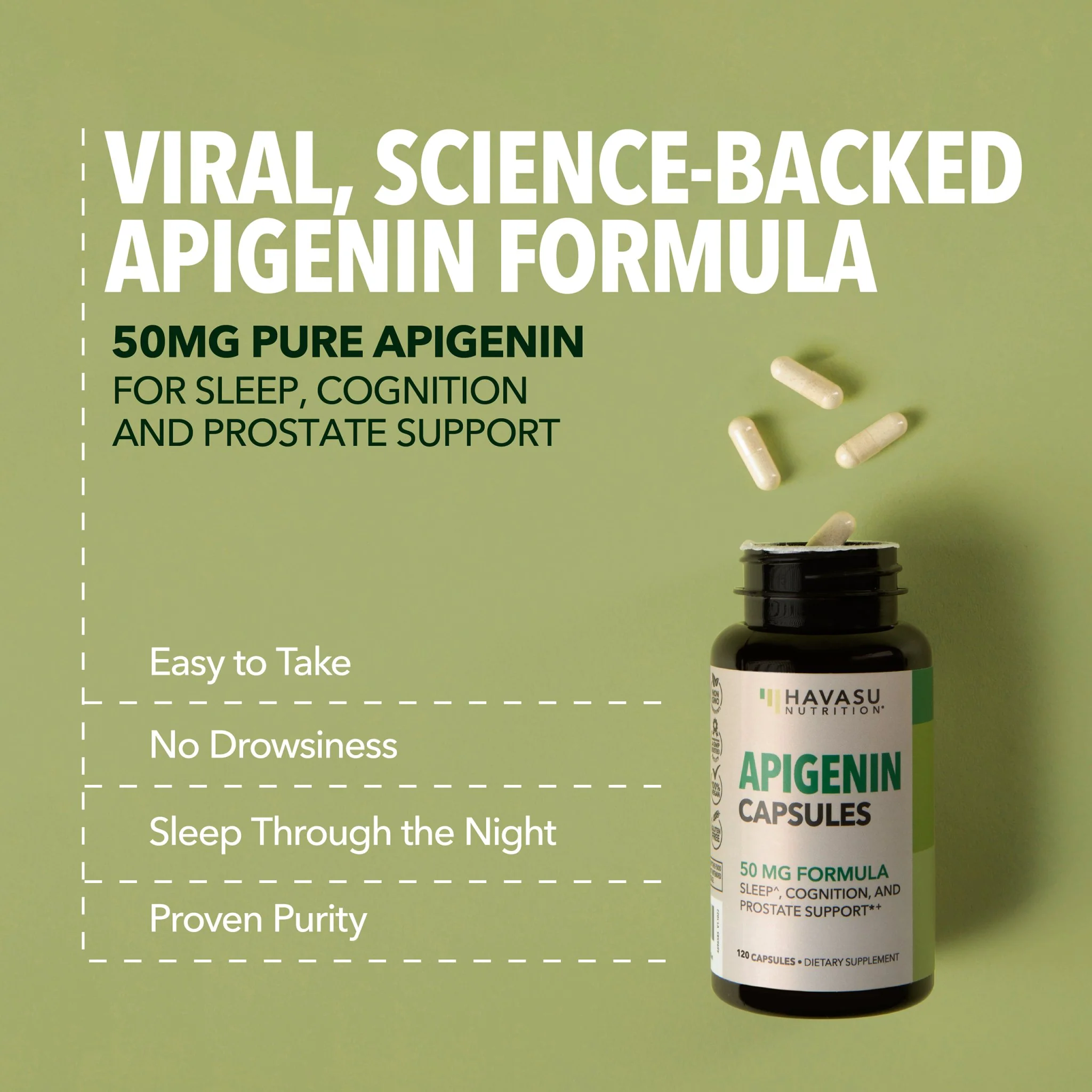 Havasu Nutrition Apigenin Capsules thumbnail 3
