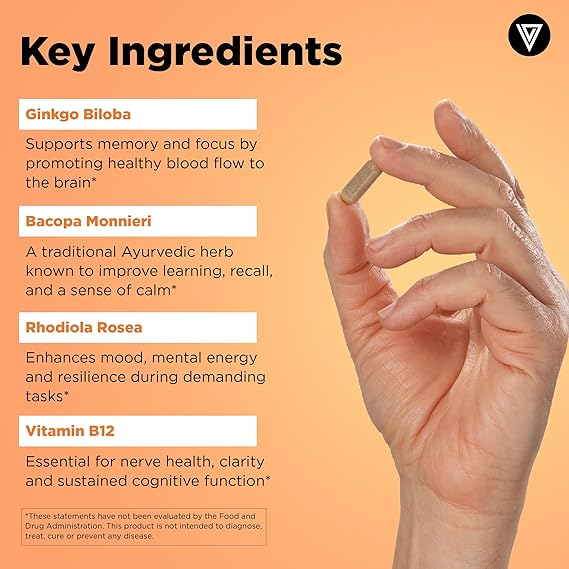 Vital Vitamins Brain Booster Capsules thumbnail 5