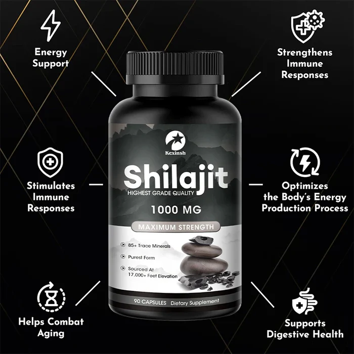 Kexinsh Shilajit Capsules 1000mg thumbnail 2
