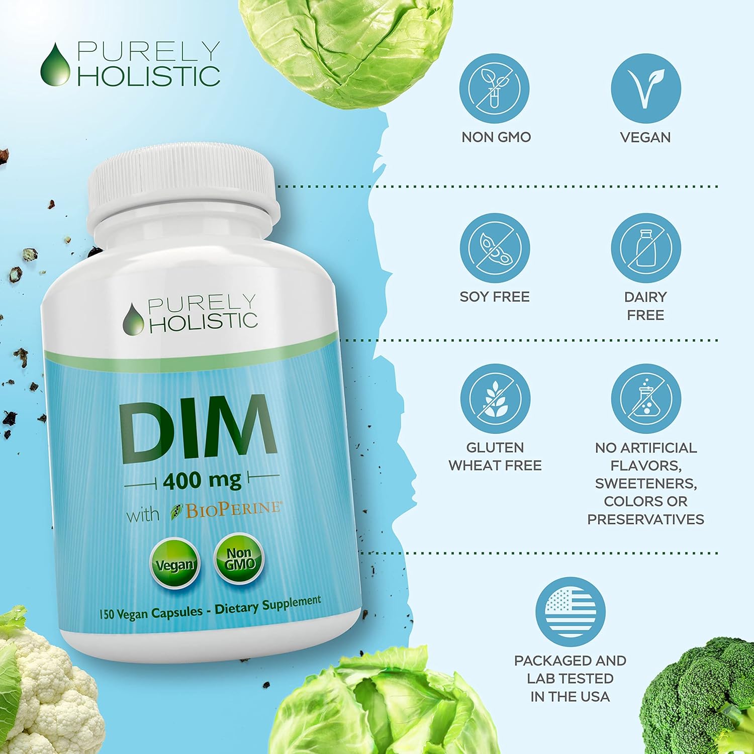 Purely Holistic Dim 400mg Capsules thumbnail 7