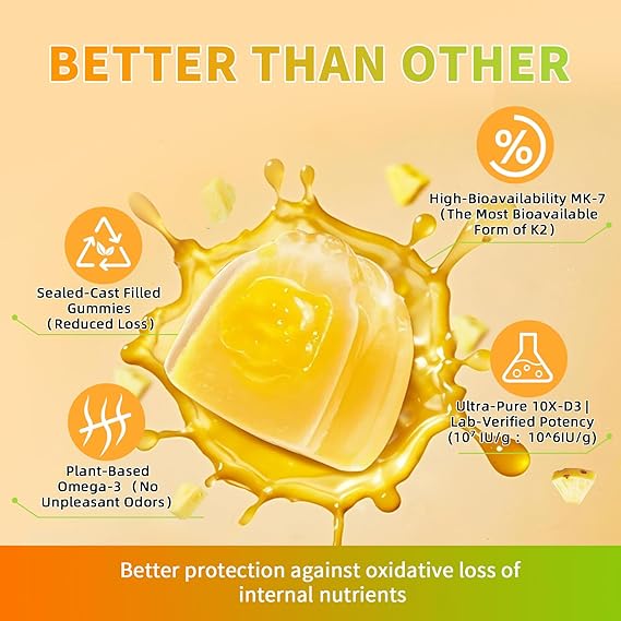 Minch Vitamin D3 K2 Capsules thumbnail 4