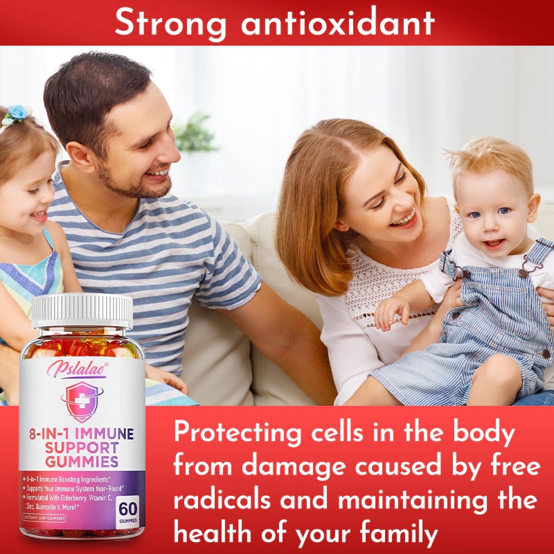 Pslalae 8-in-1 Immune Support Gummies thumbnail 4