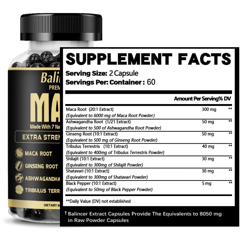 Taoters Maca Extra Strength Capsules thumbnail 4