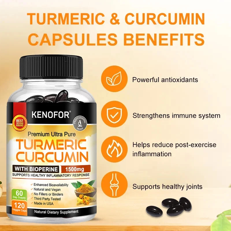 Taoters Turmeric Curcumin Capsules thumbnail 6