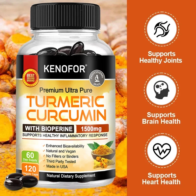 Taoters Turmeric Curcumin Capsules thumbnail 8