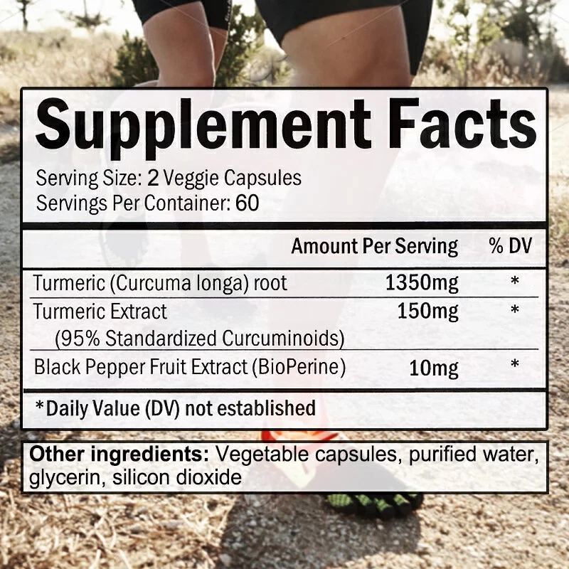 Taoters Turmeric Curcumin Capsules thumbnail 4