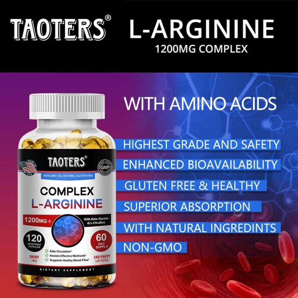 Taoters Complex L-Arginine Capsules thumbnail 6