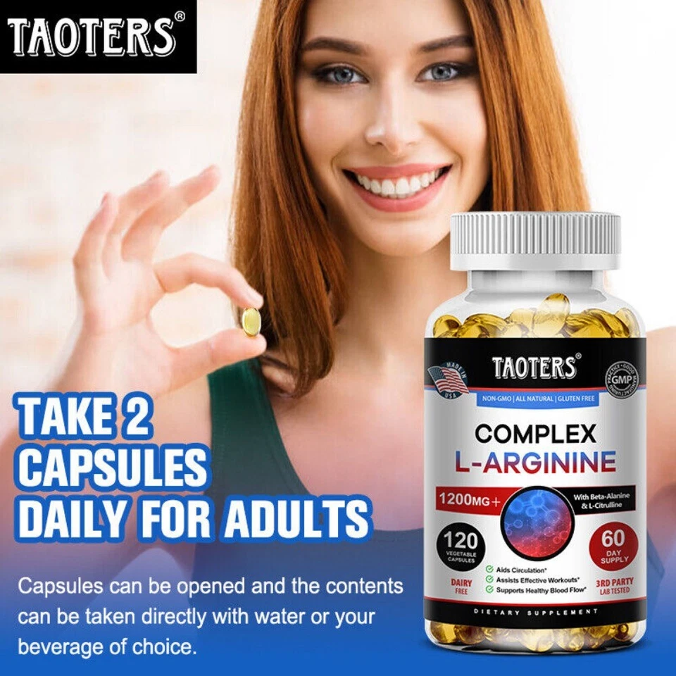 Taoters Complex L-Arginine Capsules thumbnail 7