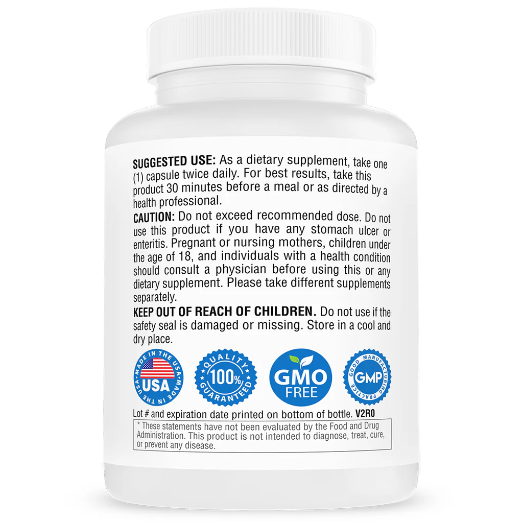 Longevity Premier Digestive Enzymes Plus Capsule thumbnail 5