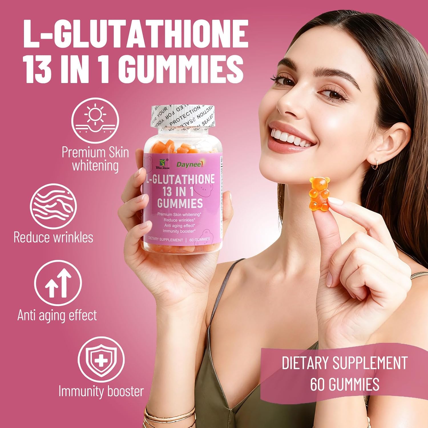 Daynee L-Glutathione Gummies thumbnail 2