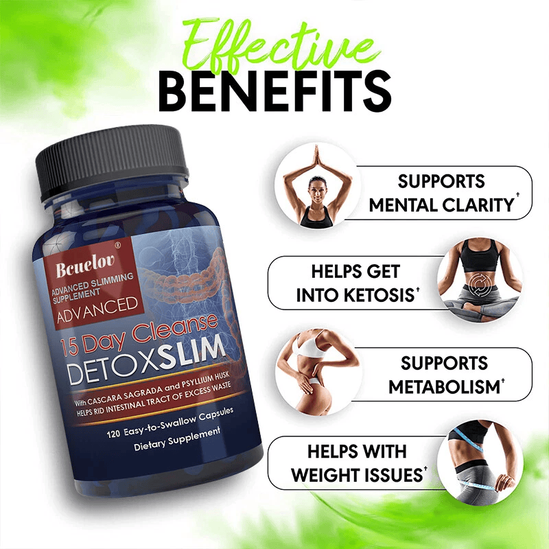 Bcuelov 15 Day Cleanse Detox Slim Capsules thumbnail 4