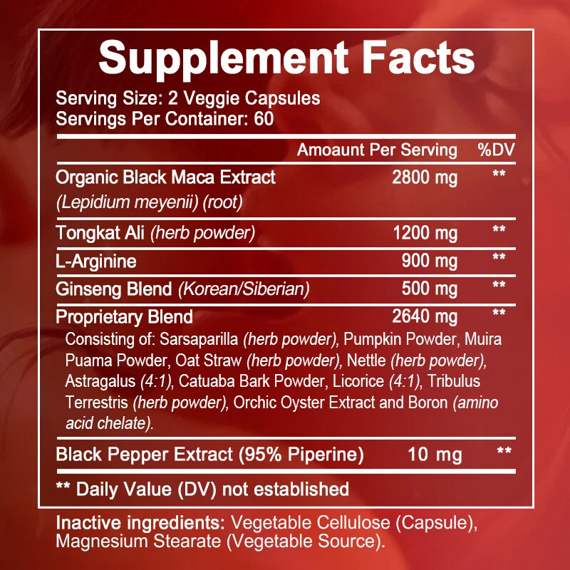 Bcuelov Black Maca Capsules 8050Mg thumbnail 5